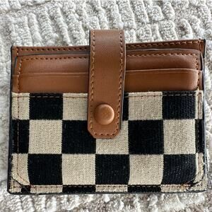 Checkered Cardholder